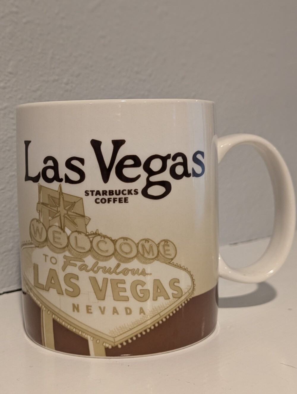 Starbucks Las Vegas Collector Series Mug with Sign Graphic